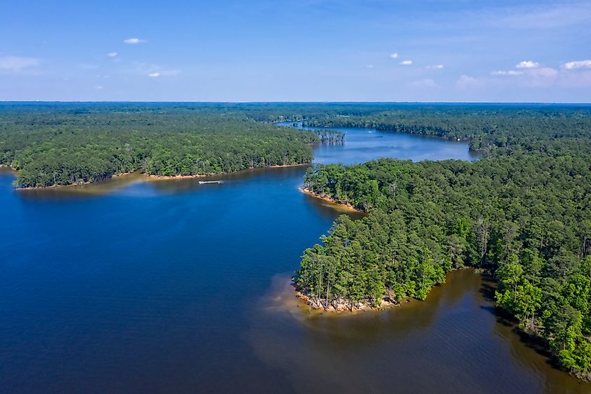 Jordan Lake, North Carolina.
