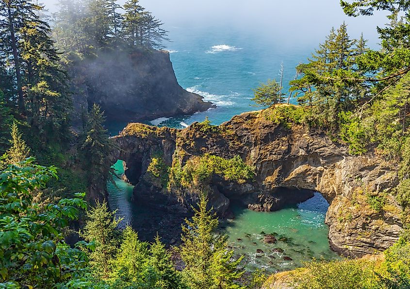 These beautiful ocean arches can be found north of Brookings on the Oregon Coast