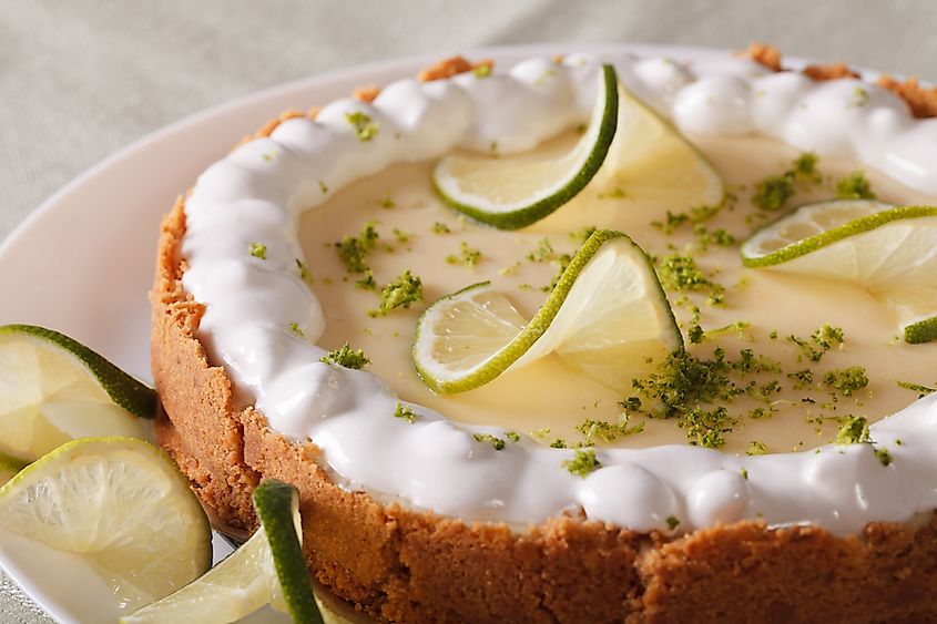 A delicious staple of the region - a key lime pie.