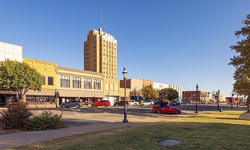 The old business district on Grand Avenue, via Roberto Galan / Shutterstock.com