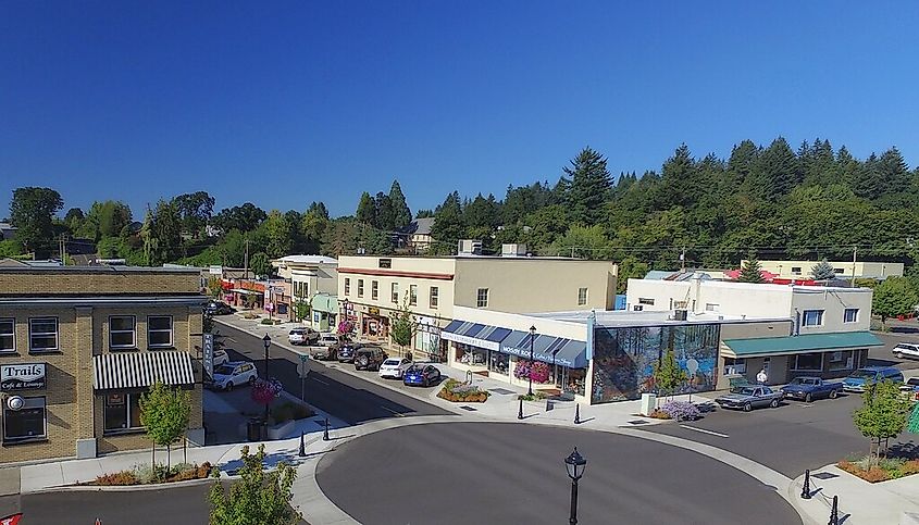 Downtown Estacada, Oregon