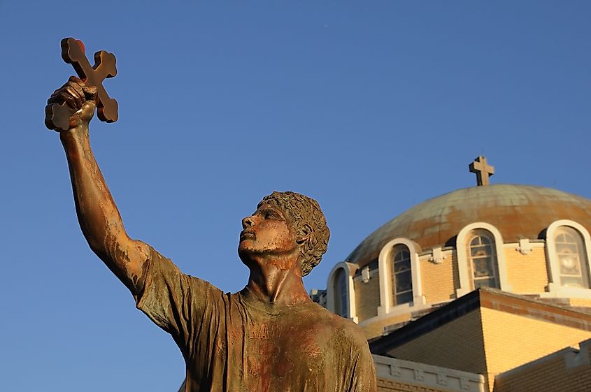 St. Nicholas Greek Orthodox Cathedral in Tarpon Springs, Florida.