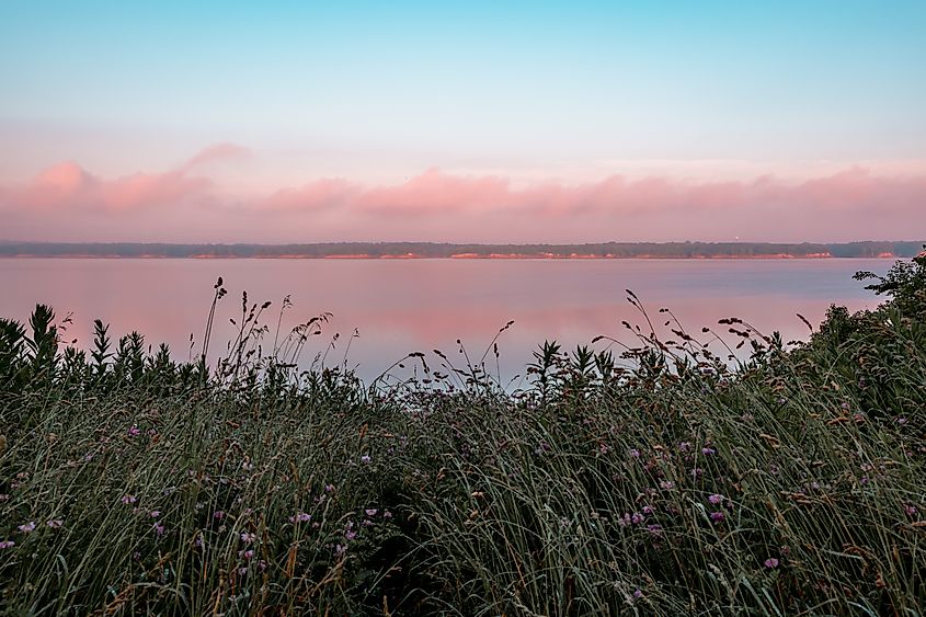 Saylorville Lake near Granger, Iowa.