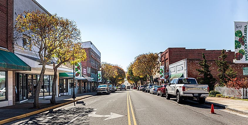 Main Street in Galax, Virginia