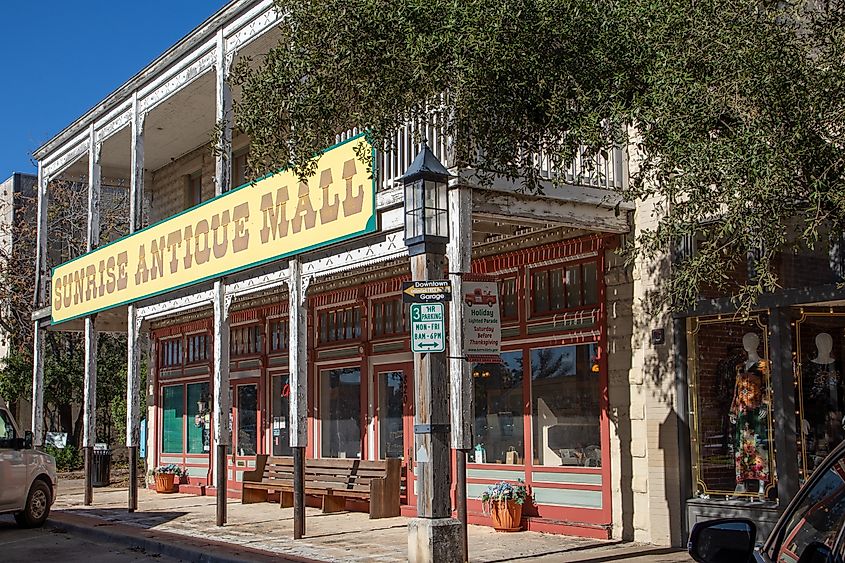 Historic building in Kerrville, Texas.