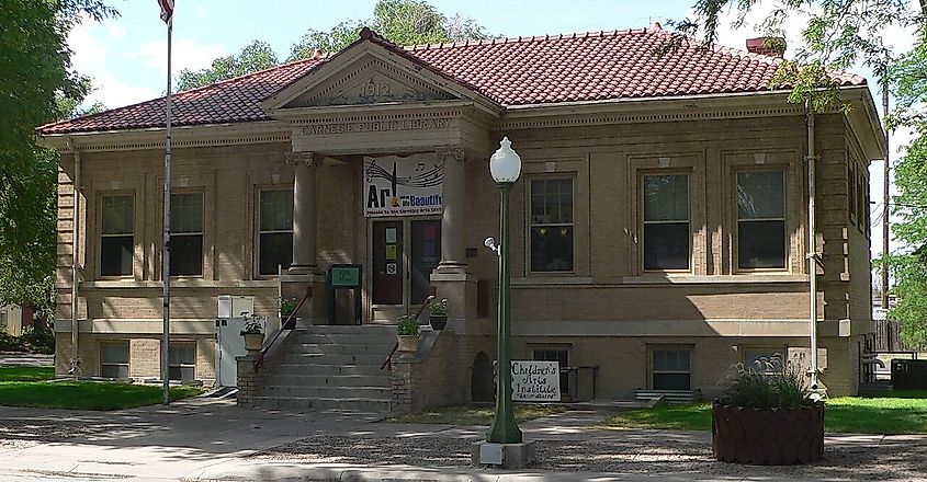 Goodland City Library, which houses the Carnegie Arts Center.