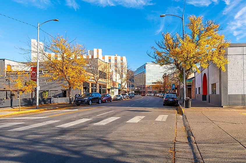 Main Street in Missoula, Montana.