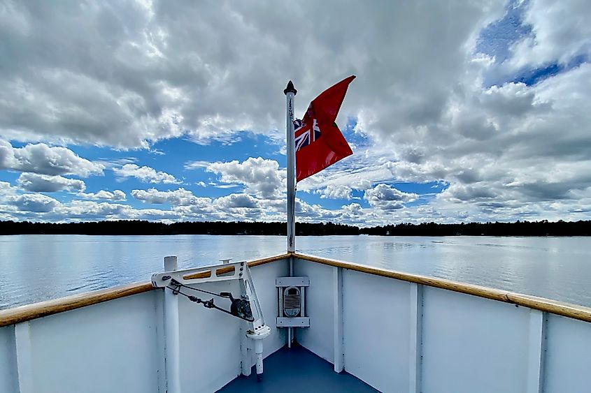 Lake Muskoka views from the Wenonah. Image credit Bryan Dearsley