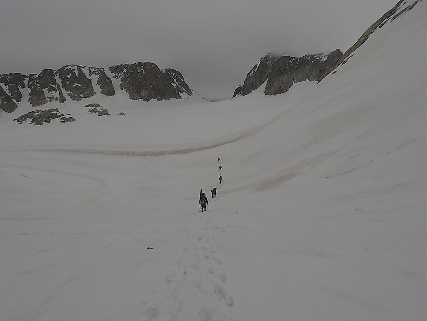 Grasshopper Glacier in Montana.