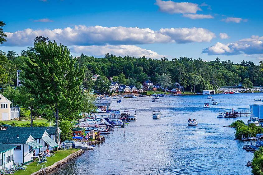 Wiers Beach in Laconia, New Hampshire.