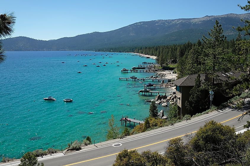 Spectacular Lake Tahoe in California.
