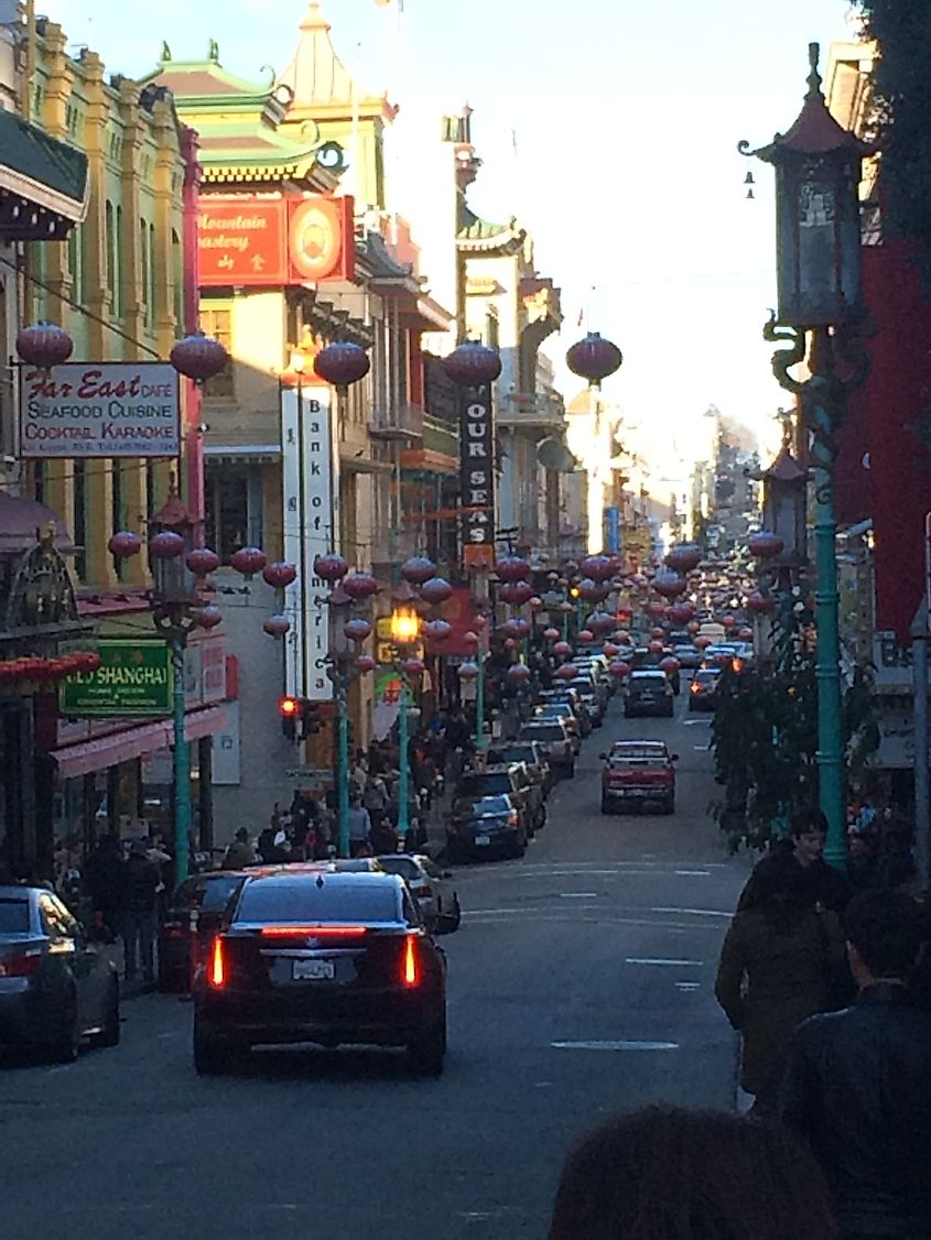 A snap shot of San Francisco’s Chinatown, one of the oldest and biggest in the country. 