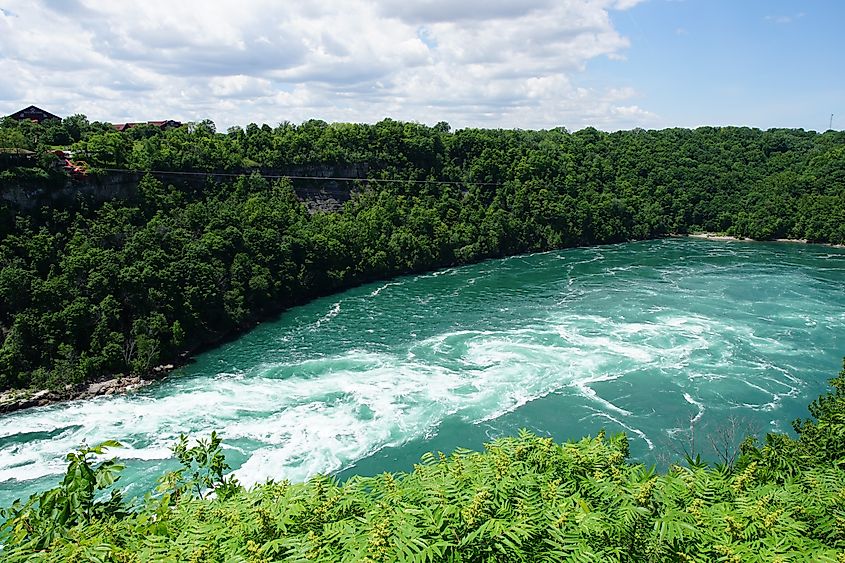 View of the Niagara River Whirlpool at Whirlpool State Park