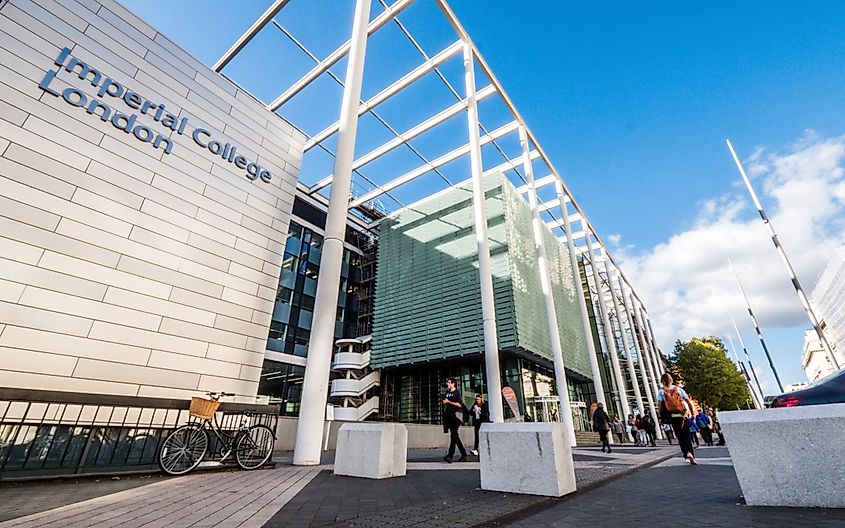 Main entrance at Imperial College London