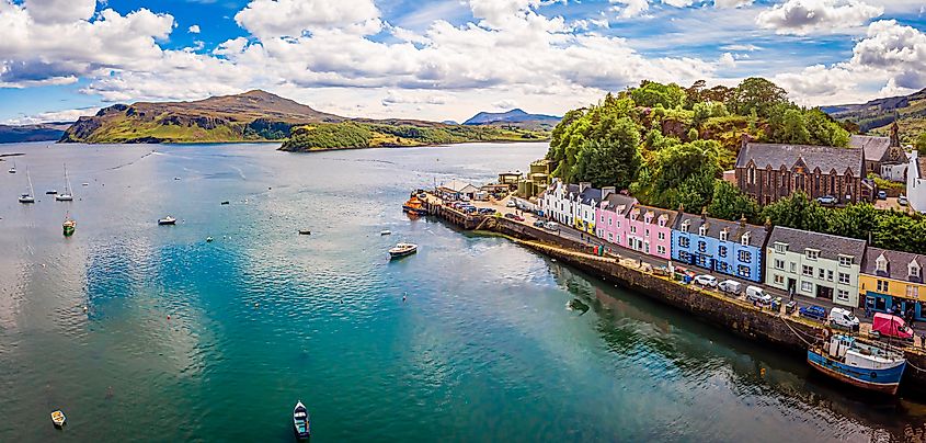 Portree before sunset, Isle of Skye, Scotland