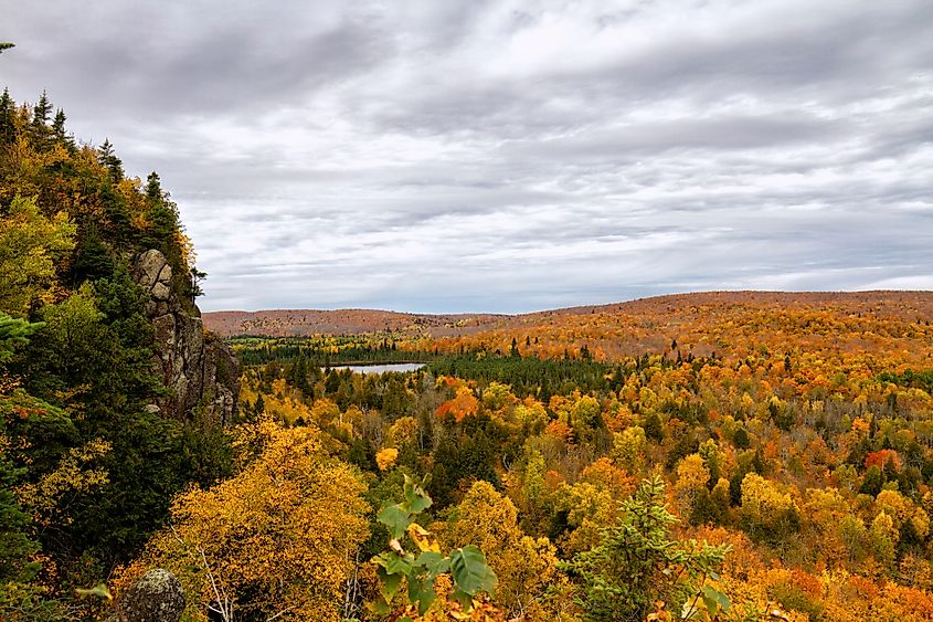 Autumn at Lake Superior National Forest, Minnesota