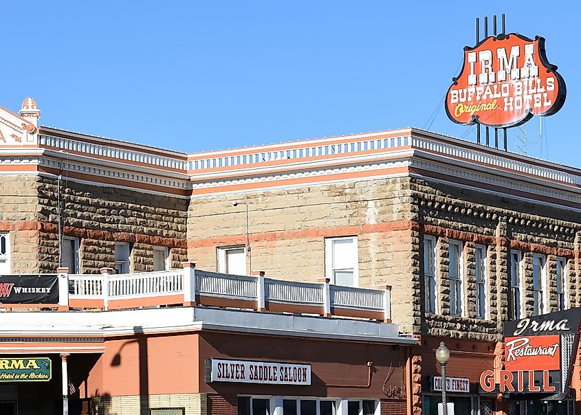 The Irma Hotel in Cody, Wyoming