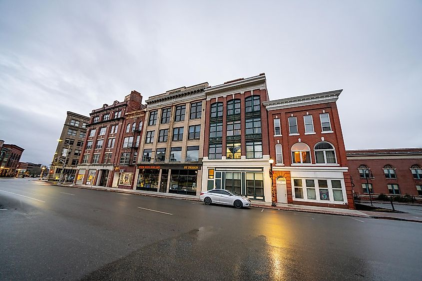 Historic architecture Bangor, Maine, USA. Editorial credit: Felix Mizioznikov / Shutterstock.com