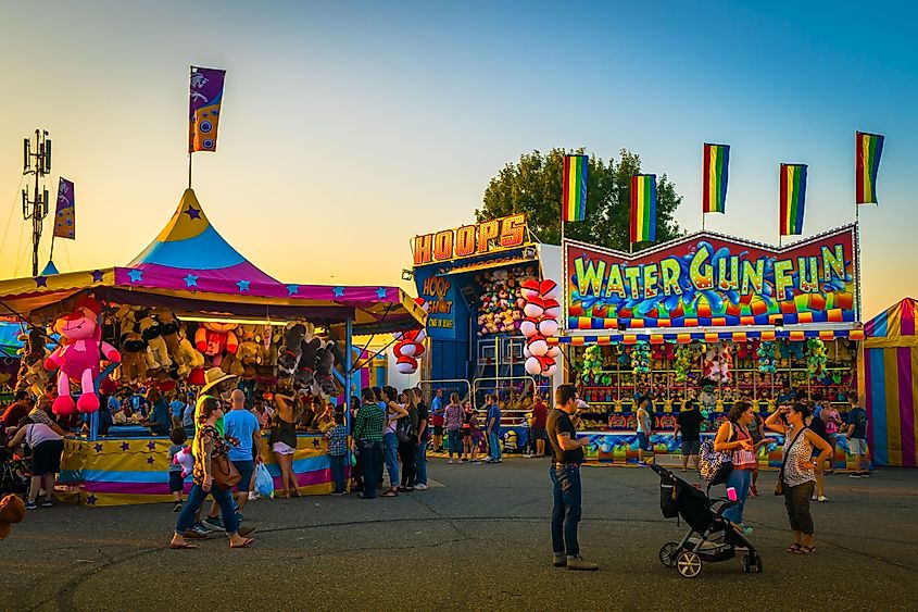 Attendees of the Big E in West Springfield, Massachusetts.