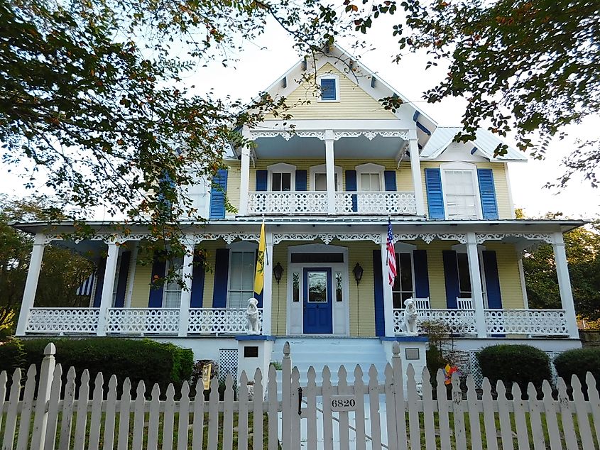 The historic Milligan-Whitmire House in Milton, Florida