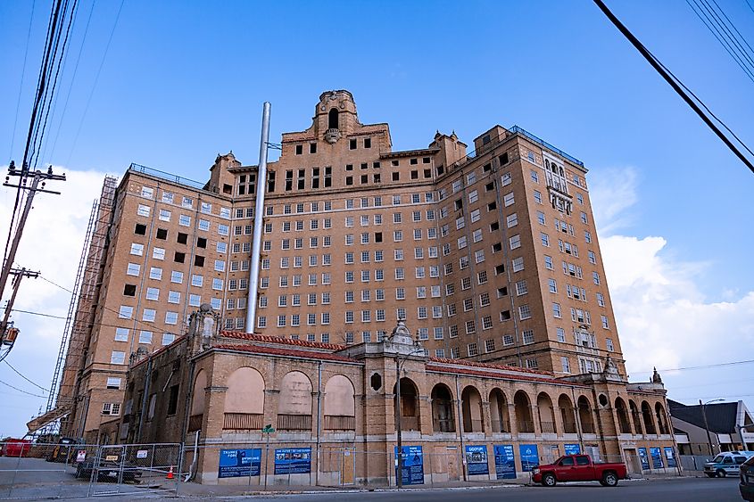 Baker Hotel in Mineral Wells, Texas.