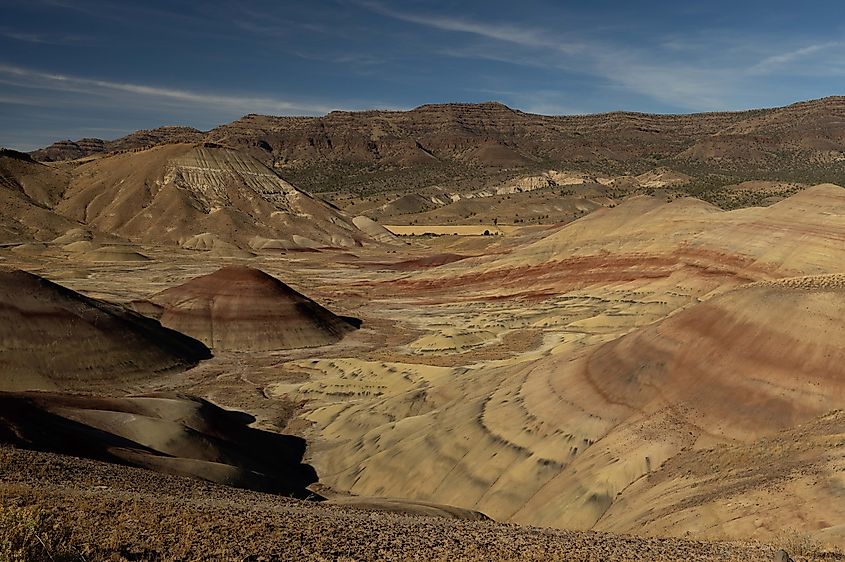 The colorful Painted hills of Oregon. Photo by Brendan Cane