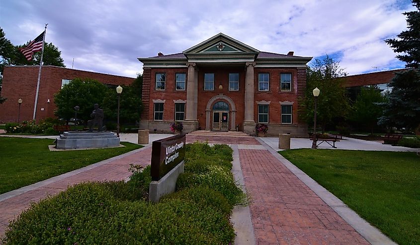 Uinta County Courthouse, Evanston, Wyoming.