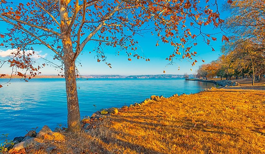 Lake Dardanelle near Clarksville, Arkansas.