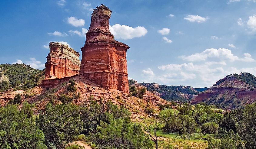 Lighthouse Formation in Palo Duro Canyon.