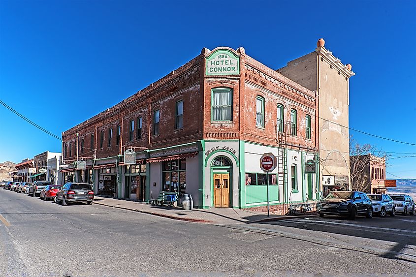 A historic hotel in Jerome, Arizona