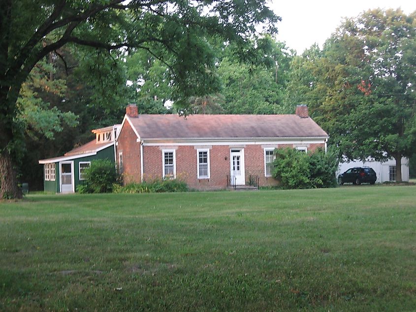 Samuel Brown House near Roachdale in Indiana.