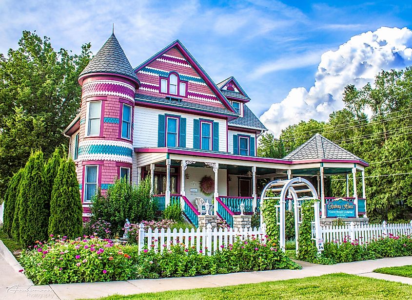 The Rosberg House Bed & Breakfast in Lindsborg, Kansas.