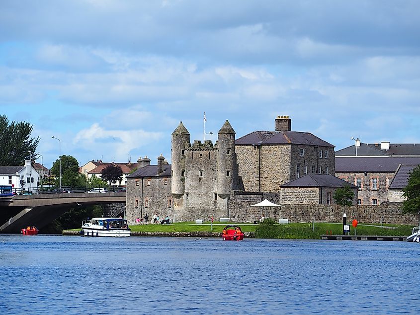 Enniskillen Castle in Enniskillen, County Fermanagh, Northern Ireland.
