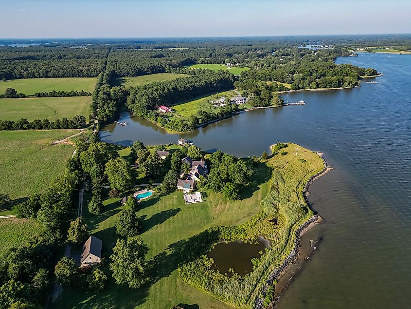 A beautiful view of Oxford Maryland.