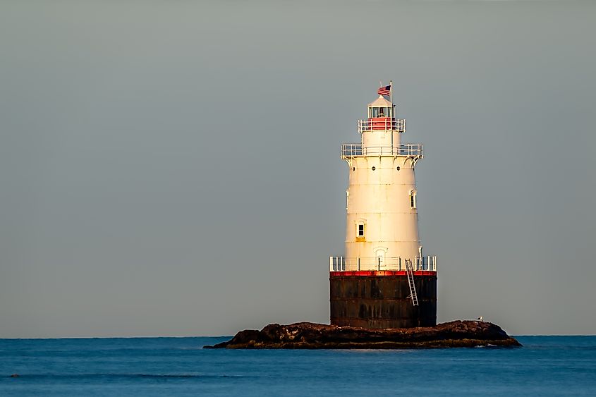 Sakonnet Lighthouse in Little Compton, RI