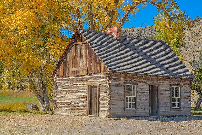 Butch Cassidy's childhood home in Panguitch, Utah.