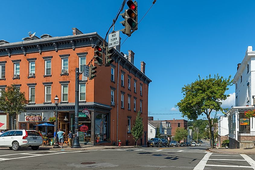 Main Street in Sleepy Hollow, New York.