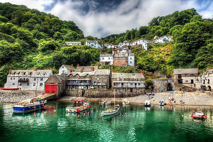 The charming town of Clovelly, Devon.