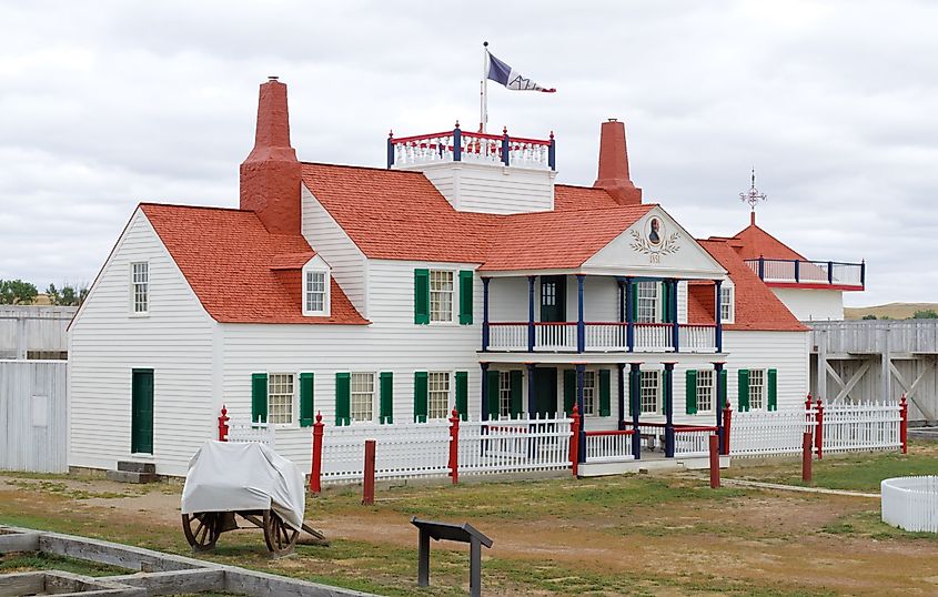 Fort Union Trading Post National Historic Site in Williston, North Dakota.