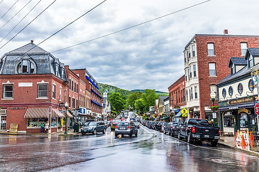 Main Street in Camden, Maine.