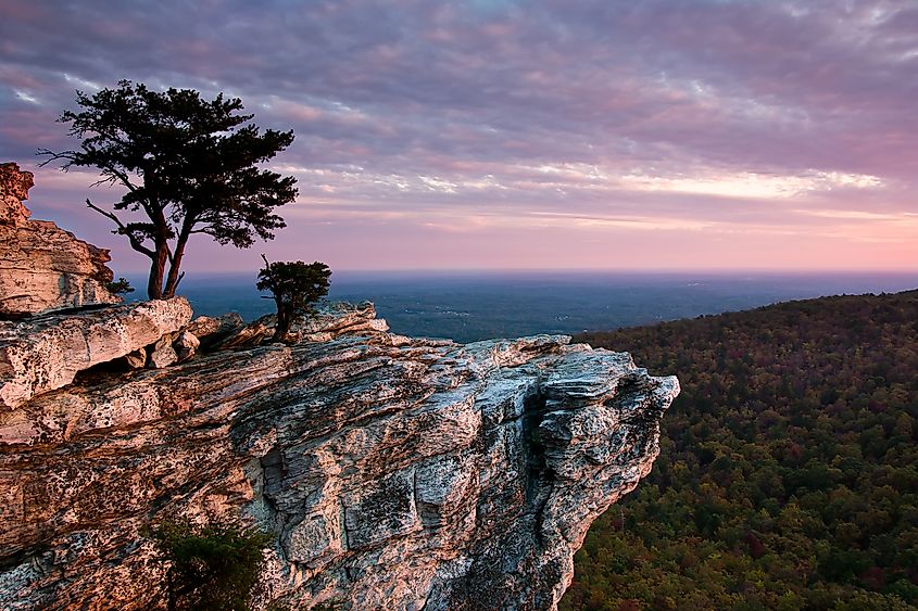 Sunset at Hanging Rock