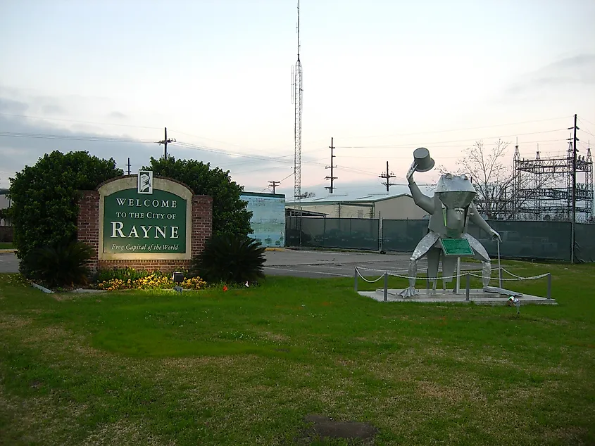 Welcome to Rayne, Louisiana.