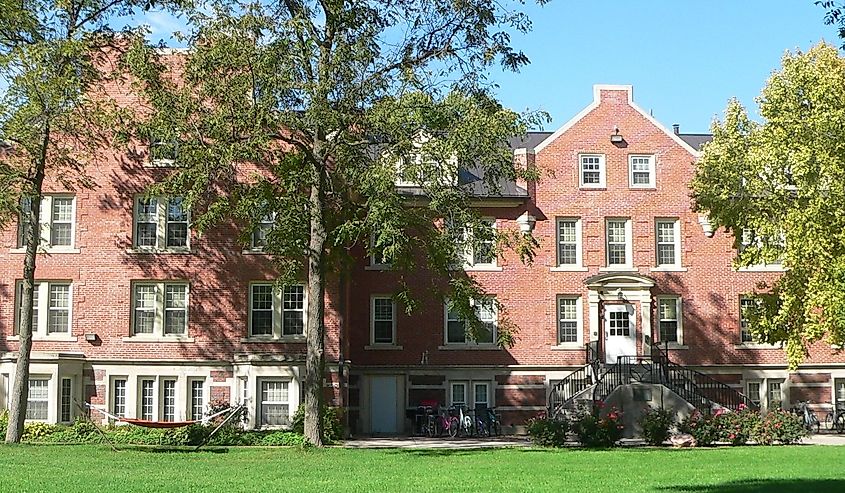 Taylor Hall, on the campus of Hastings College in Hastings, Nebraska