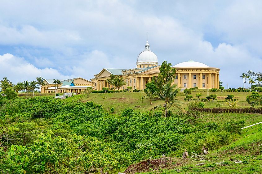 Ngerulmud is the capital city of Palau.