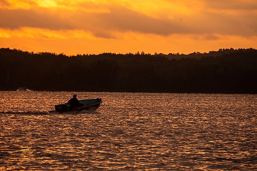 Nelson Lake near Hayward, Wisconsin