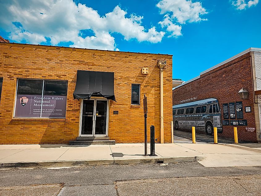Historic Calhoun County Courthouse in Anniston, Alabama.