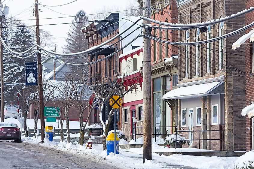 Center of Bainbridge, New York