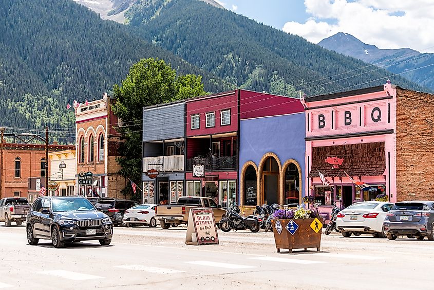 The charming town of Silverton, Colorado.