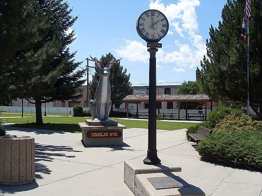 Jackalope Square in Douglas, WY. 