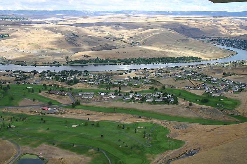 Quail Ridge Golf Course near Asotin, Washington.